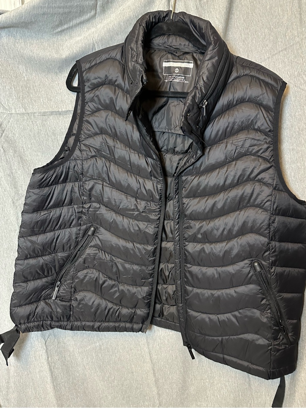 Lightweight Quilted Women's Puffer Vest - Black